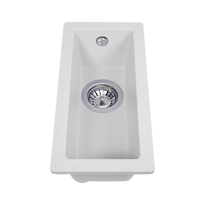 Мийка кухонна гранітна PERFELLI ESTO PGE 10-22 WHITE