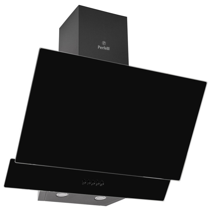 Витяжка декоративна похила PERFELLI DN 6452 D 850 BL LED