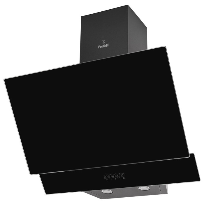 Витяжка декоративна похила PERFELLI DN 6452 D 850 BL LED