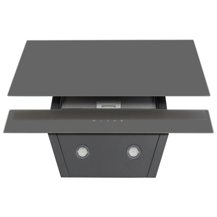 Витяжка декоративна похила PERFELLI DNS 6452 D 850 GR LED