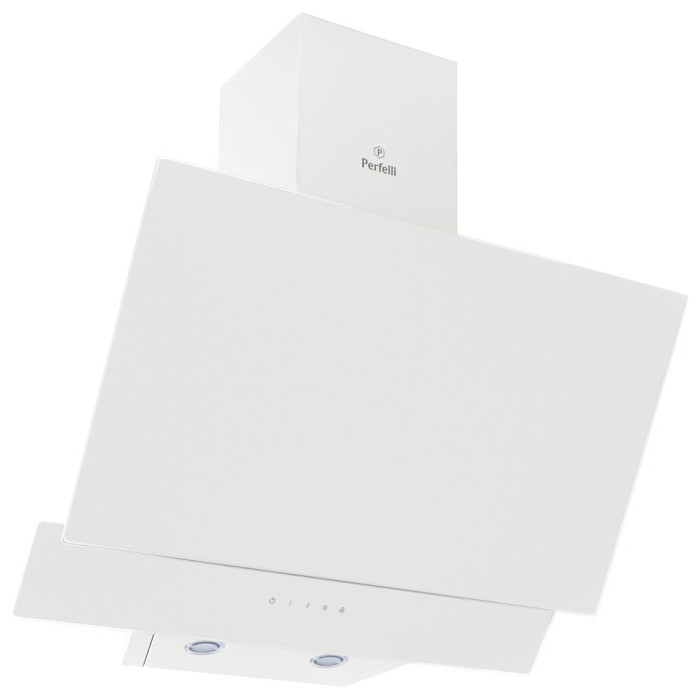 Витяжка декоративна похила PERFELLI DNS 6452 D 850 WH LED