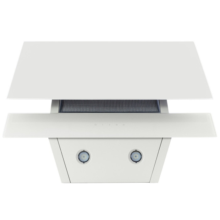 Витяжка декоративна похила PERFELLI DNS 6452 D 850 WH LED
