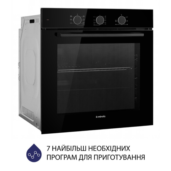 Духова шафа електрична MINOLA EO 675 BL