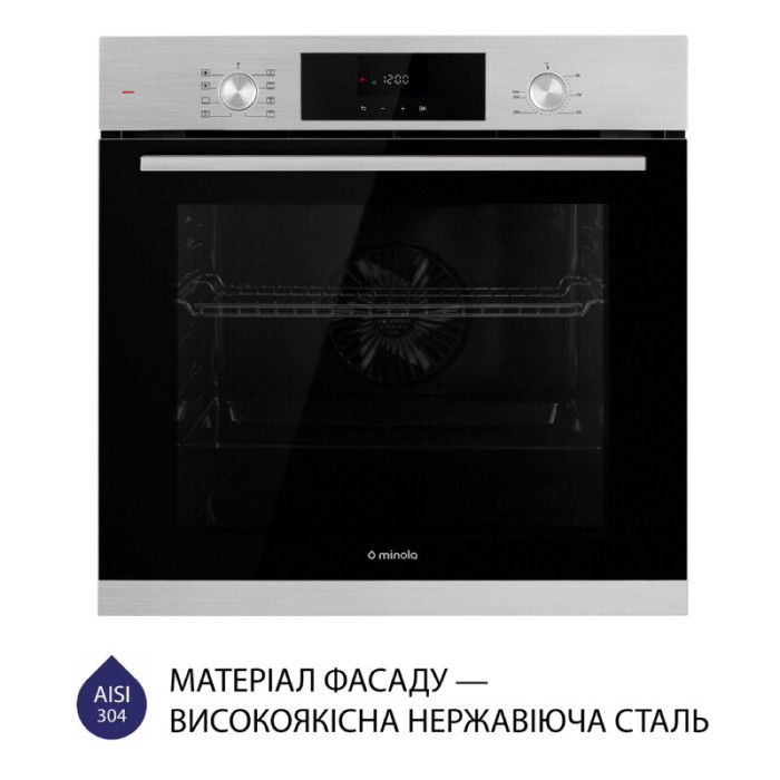 Духова шафа електрична MINOLA EOD 6804 INOX