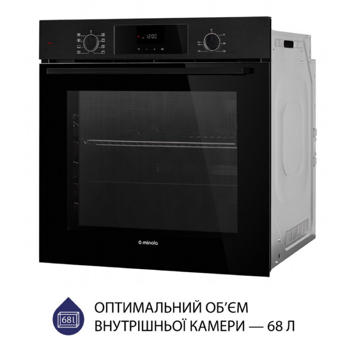 Духова шафа електрична MINOLA EOD 6804 Midnight
