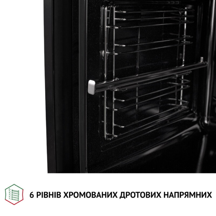 Духова шафа електрична PERFELLI DIAMOND 6D10N NERO