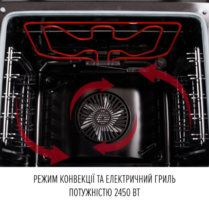 Духова шафа електрична PERFELLI PERLA 6D10I NERO