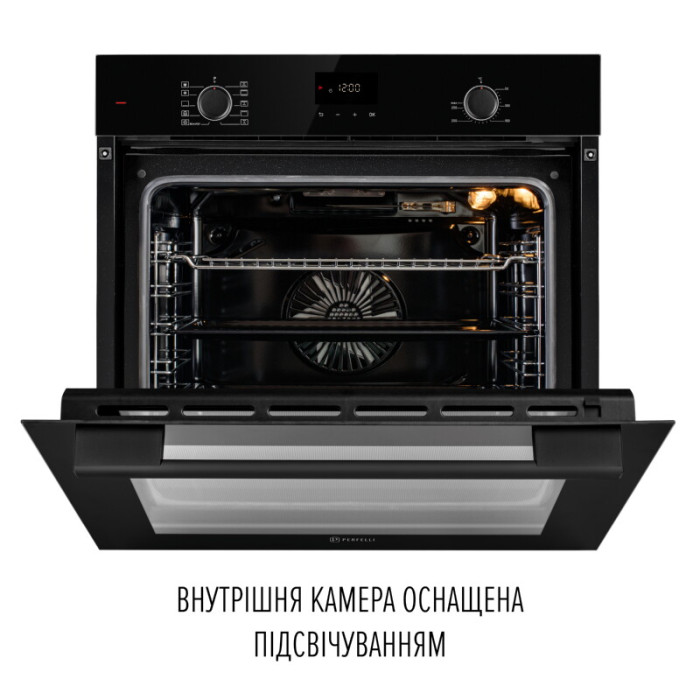 Духова шафа електрична PERFELLI PERLA 6D10I NERO
