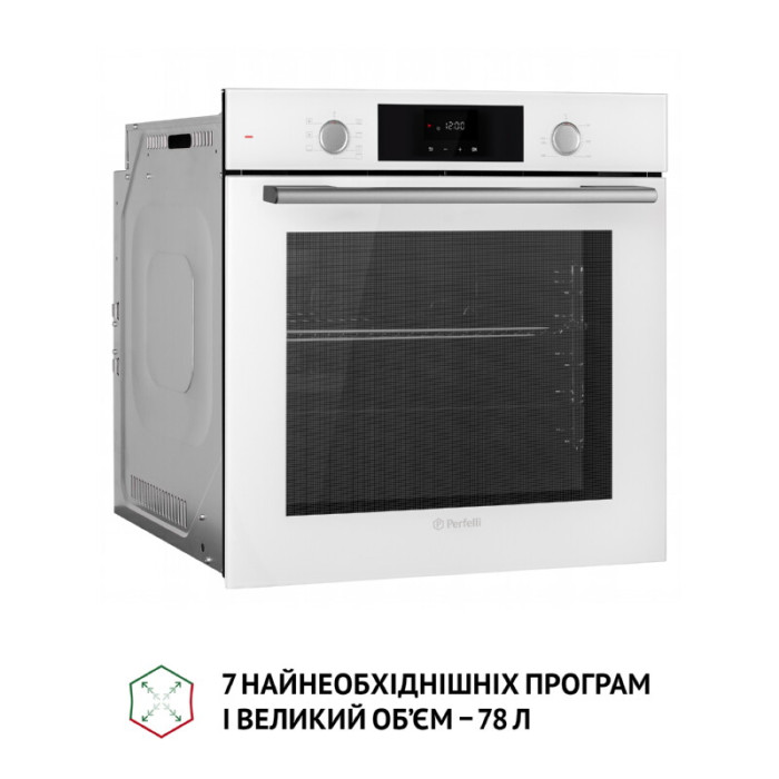 Духова шафа електрична PERFELLI PERLA 6D7 BIANCO