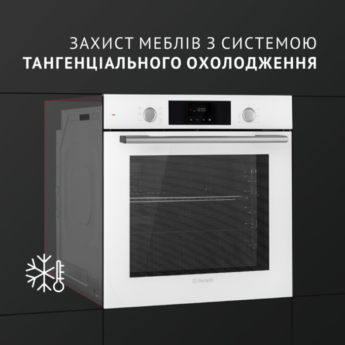 Духова шафа електрична PERFELLI PERLA 6D7 BIANCO