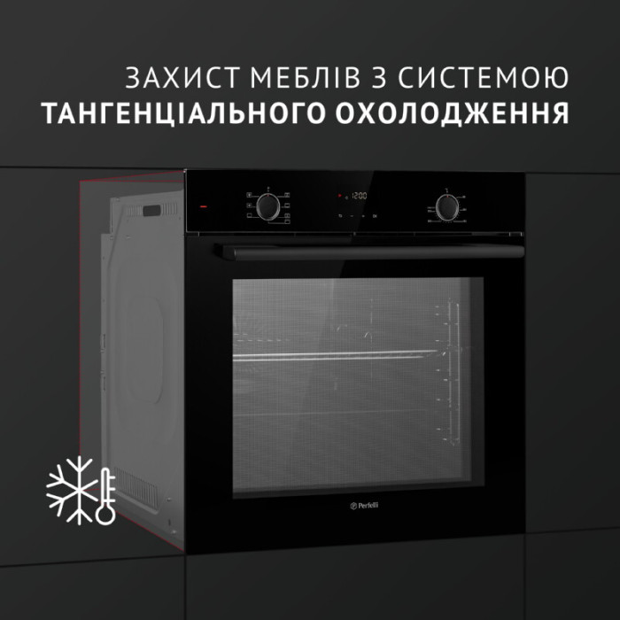 Духова шафа електрична PERFELLI PERLA 6D7 NERO