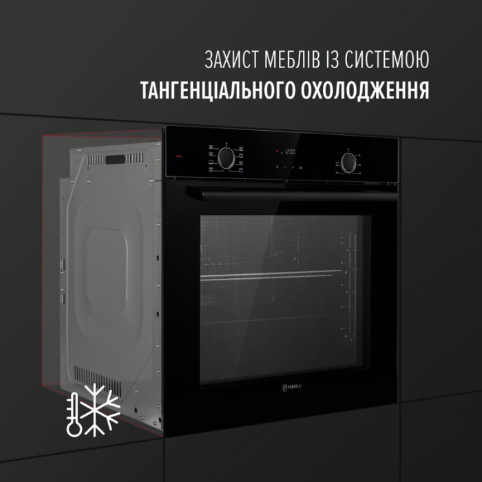 Духова шафа електрична PERFELLI PERLA 6D8I NERO