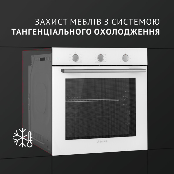 Духова шафа електрична PERFELLI PERLA 6M7 BIANCO