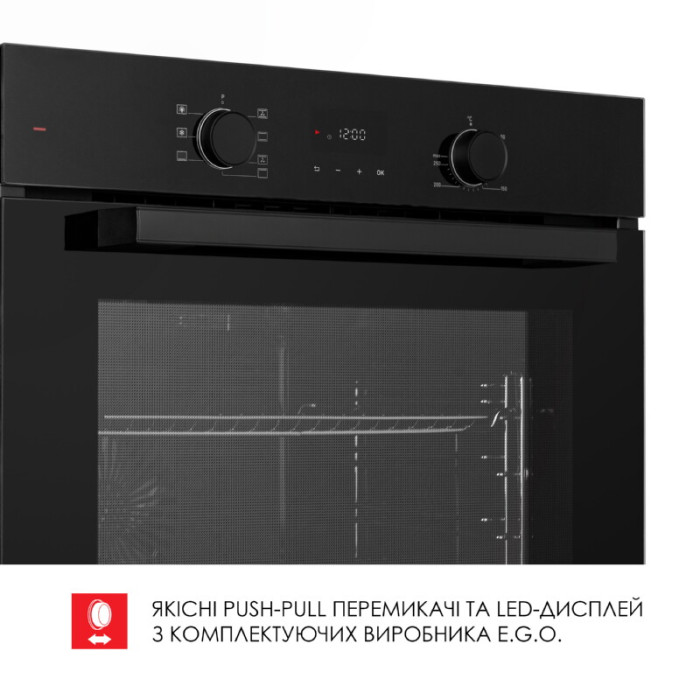 Духова шафа електрична WEILOR FDO6F71BK