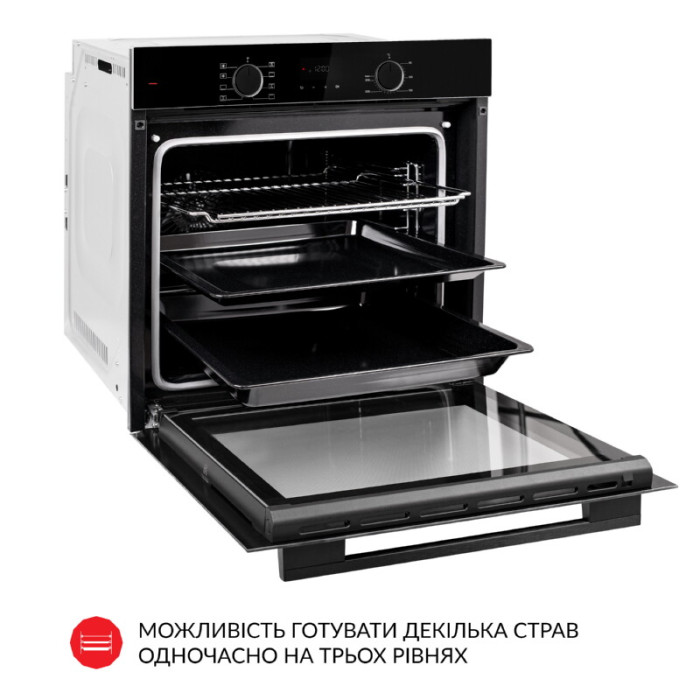 Духова шафа електрична WEILOR FDO6F8BK