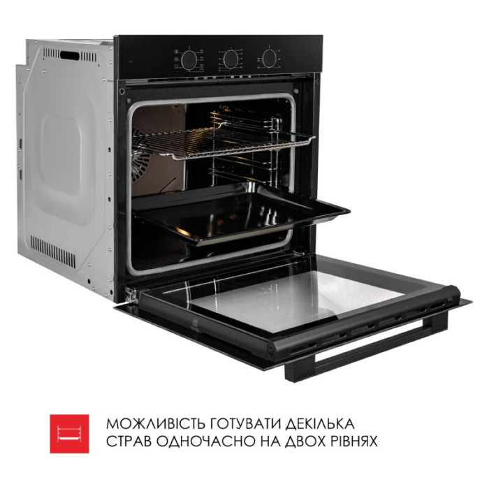 Духова шафа електрична WEILOR FPO6F70BK