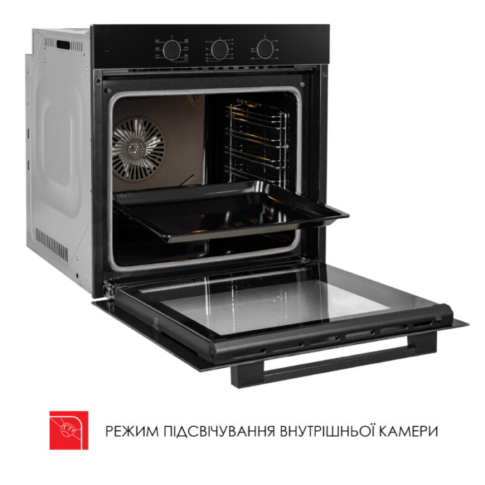 Духова шафа електрична WEILOR FPO6F70BK