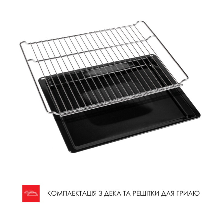 Духова шафа електрична WEILOR FPO6F70BK