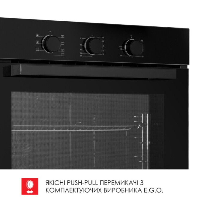 Духова шафа електрична WEILOR FPO6F70BK