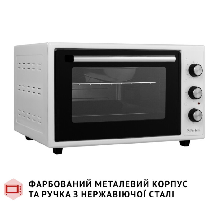 Електрична піч PERFELLI CLASSIC 37 WHITE