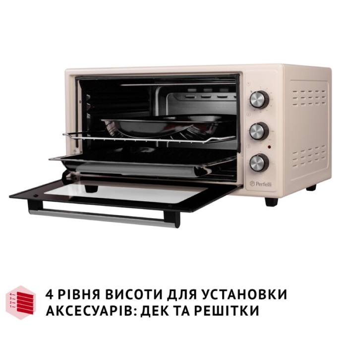 Електрична піч PERFELLI CLASSIC 48 IVORY
