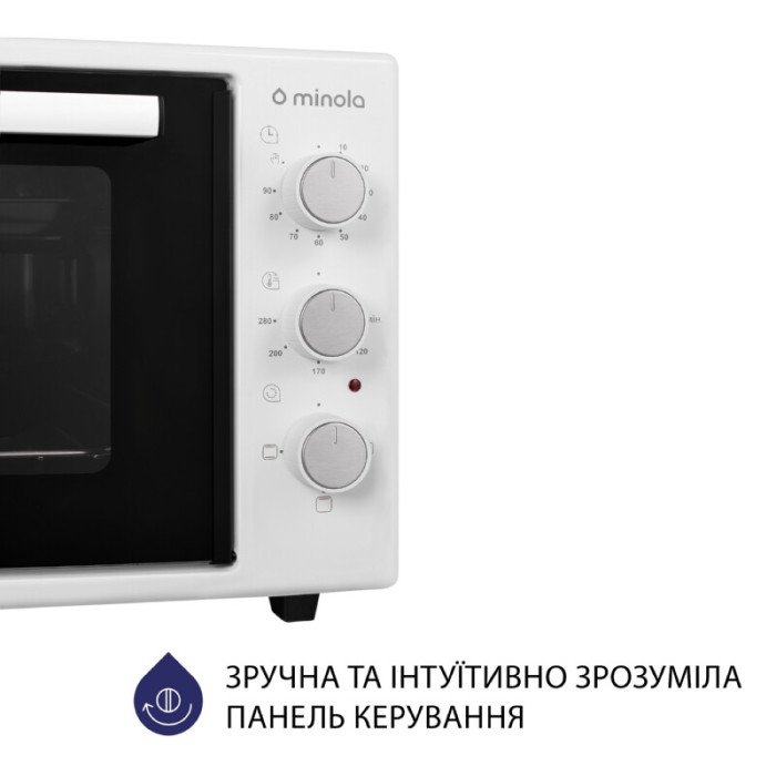 Електрична піч MINOLA FOE 3714 WH