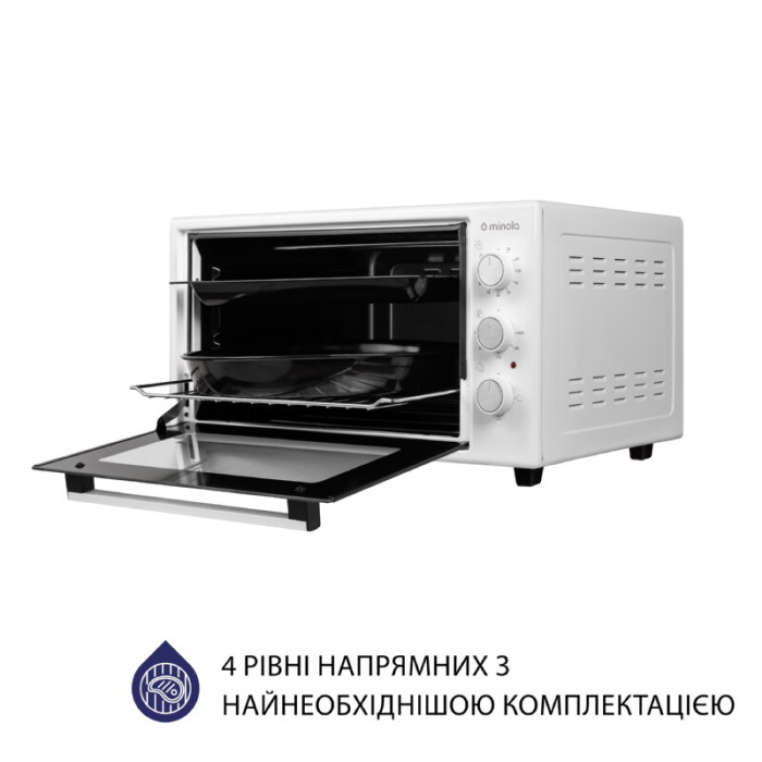 Електрична піч MINOLA FOE 3714 WH