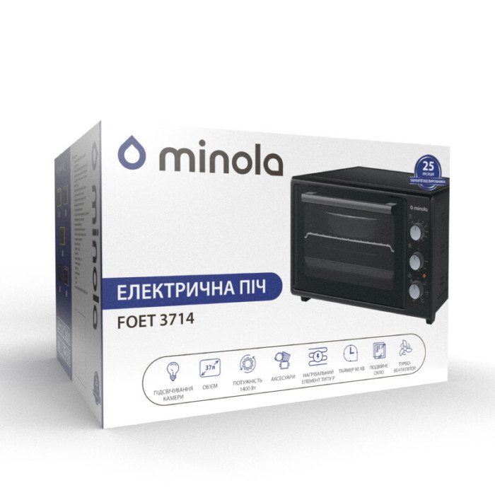 Електрична піч MINOLA FOET 3714 UA