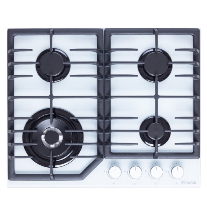 Поверхня газова на склі PERFELLI HGG 61694 WH