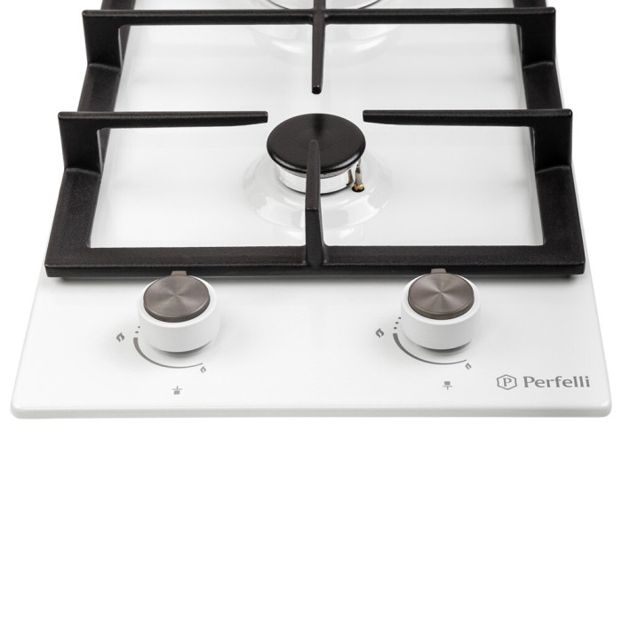 Поверхня газова на металі PERFELLI Domino HGM 31424 WH