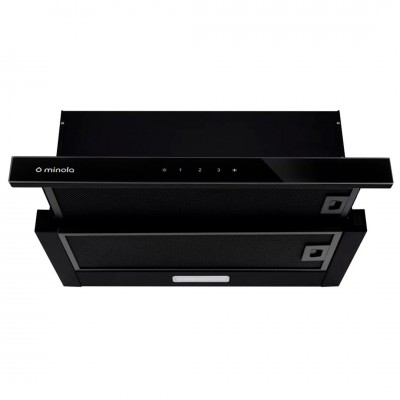 Витяжка телескопічна MINOLA HTLS 6634 BLF 1000 LED GLASS