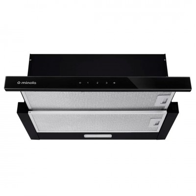 Витяжка телескопічна MINOLA HTLS 6734 BL 1100 LED GLASS