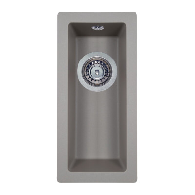 Мийка кухонна гранітна PERFELLI ESTO PGE 101-22 GREY METALLIC