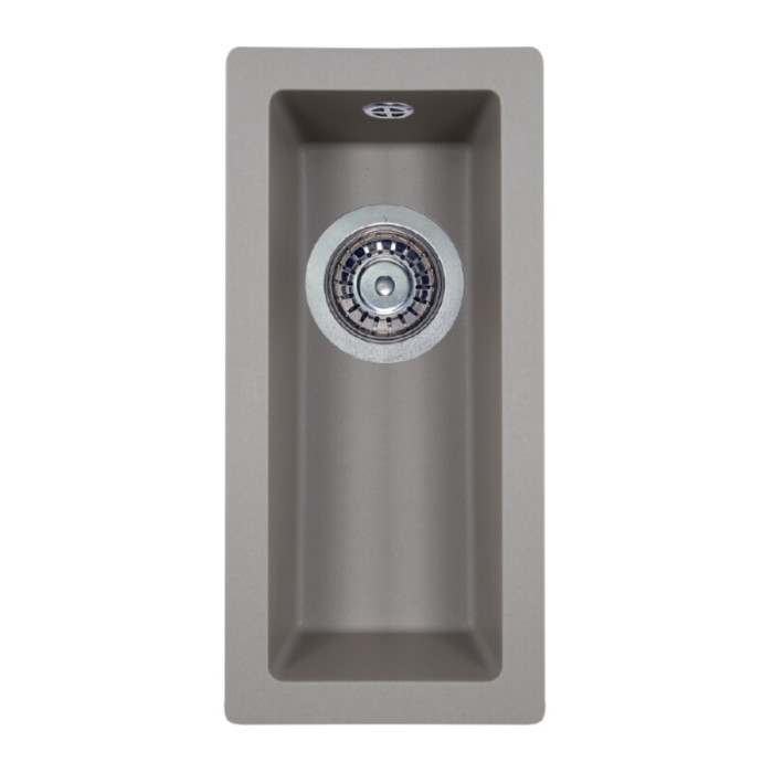 Мийка кухонна гранітна PERFELLI ESTO PGE 101-22 GREY METALLIC