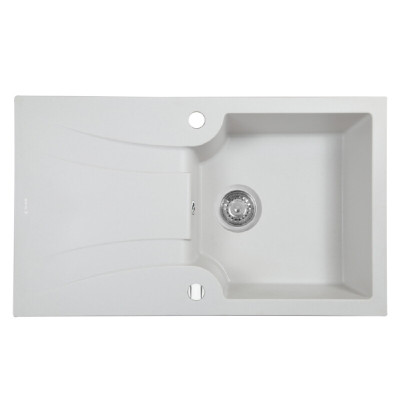 Мийка кухонна гранітна PERFELLI FELICINETTO PGF 114-78 WHITE