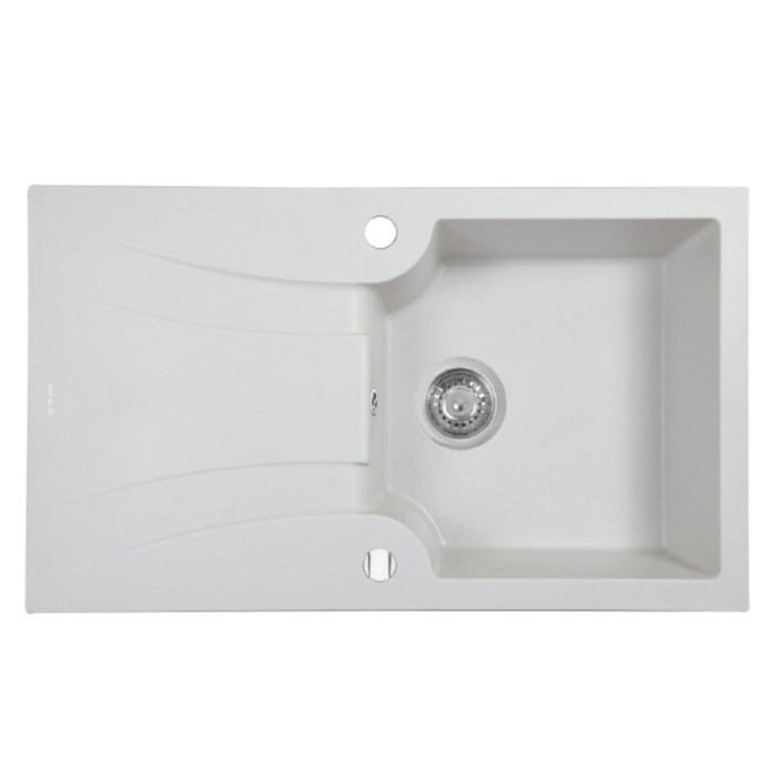 Мийка кухонна гранітна PERFELLI FELICINETTO PGF 114-78 WHITE