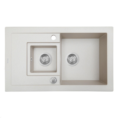 Мийка кухонна гранітна PERFELLI PIERRA PGP 536-78 LIGHT BEIGE