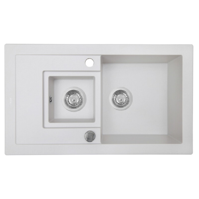 Мийка кухонна гранітна PERFELLI PIERRA PGP 536-78  WHITE
