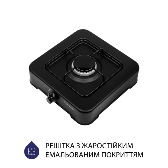 Настільна газова плита MINOLA TGH 100 BL