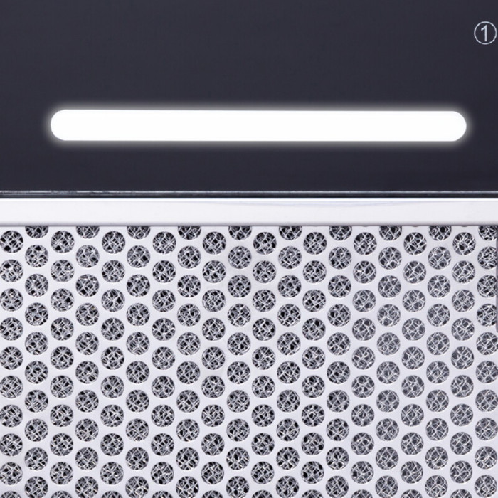 Витяжка повновбудована WEILOR PBS 52650 GLASS BL 1250 LED Strip