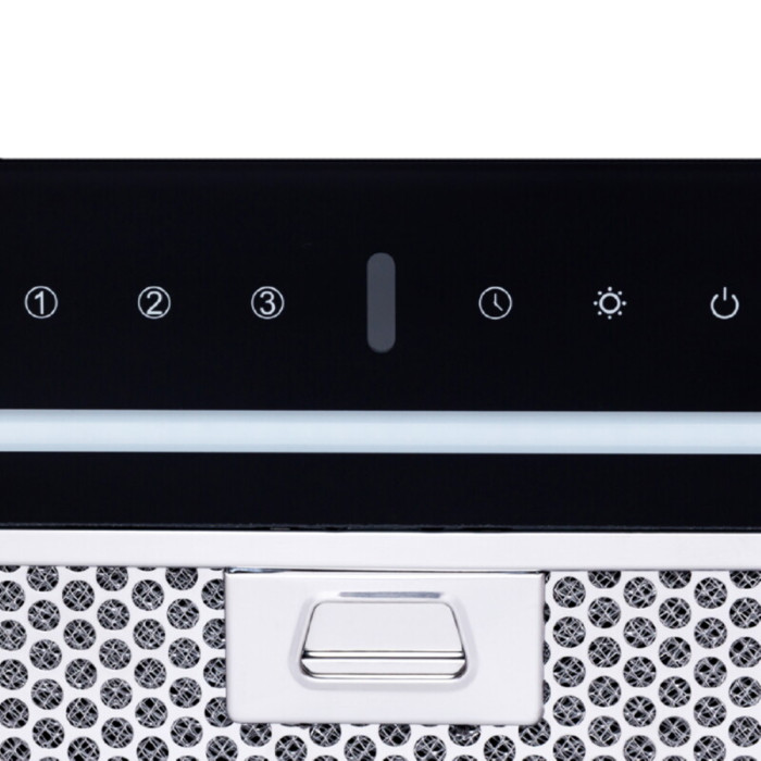 Витяжка повновбудована WEILOR PBSR 52301 GLASS BL 1100 LED Strip