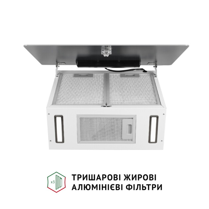 Витяжка декоративна похила PERFELLI PIANO BIANCA