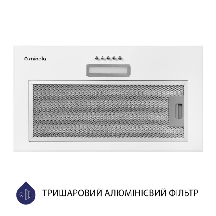 Витяжка повновбудована MINOLA HBI 5025 WH LED