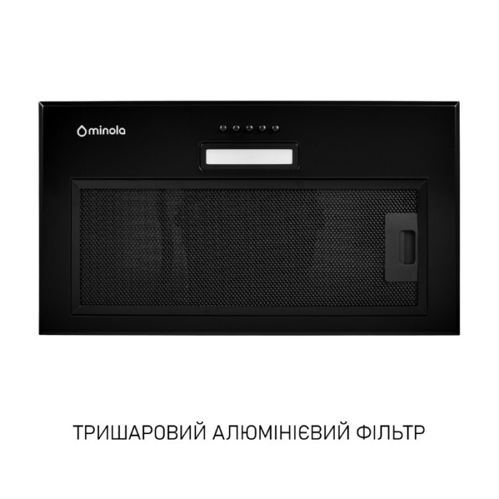 Витяжка повновбудована Minola HBI 5214 BLF 700 LED