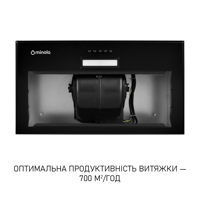 Витяжка повновбудована Minola HBI 5214 BLF 700 LED