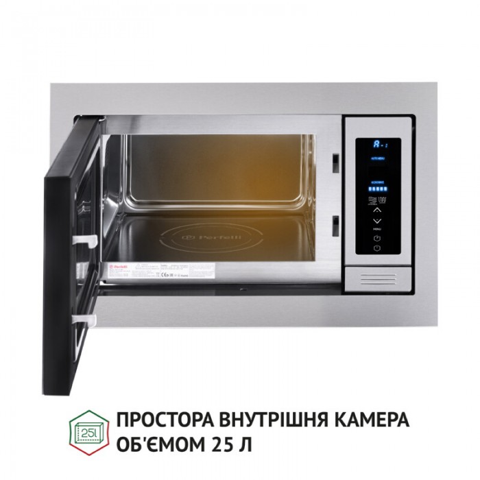 Повновбудована мікрохвильова піч PERFELLI BM 255 BIX