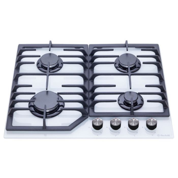 Поверхня газова на склі PERFELLI DIAMOND G69C BIANCO