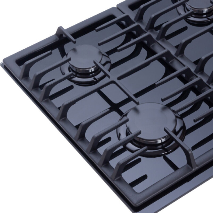 Поверхня газова на склі PERFELLI DIAMOND G69C NERO