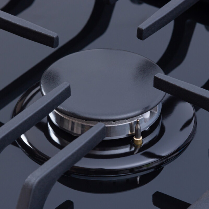 Поверхня газова на склі PERFELLI DIAMOND G69C NERO
