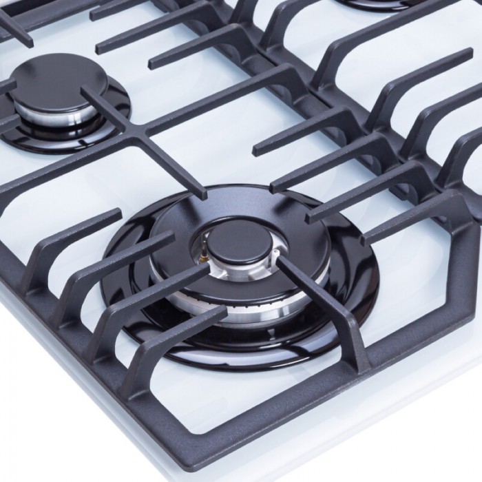 Поверхня газова на склі PERFELLI DIAMOND GW69C BIANCO